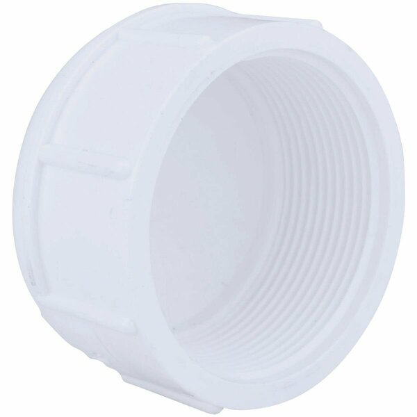 Charlotte Pipe And Foundry 2 In. FIP Schedule 40 Threaded PVC Cap PVC 02117  1800HA